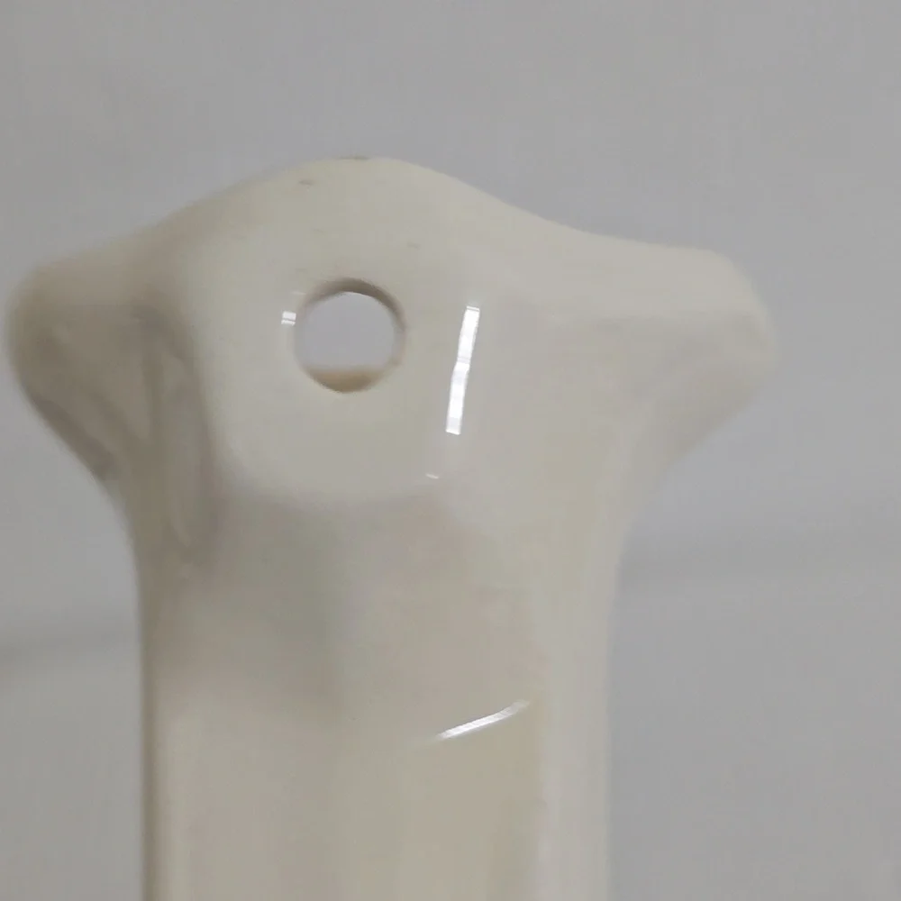 Vintage Hand Painted Cash Family Blue Ridge Pottery Violin Vase / Wall Pocket